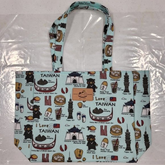 Waterproof Taiwan Medium Tote Shoulder Handbag - Picture 7 of 12